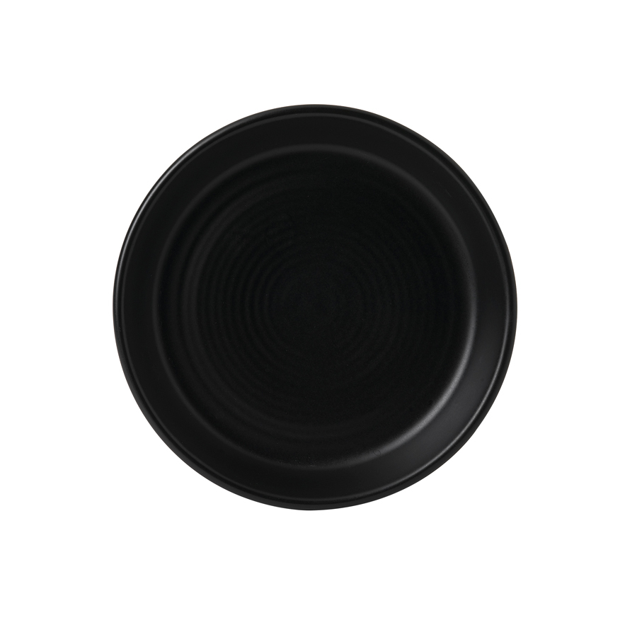 Dudson Evo Vitrified Stoneware Jet Round Tapas Dish 11.8cm