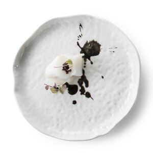 Pordamsa Salina Porcelain Gloss White Round Plate 20cm