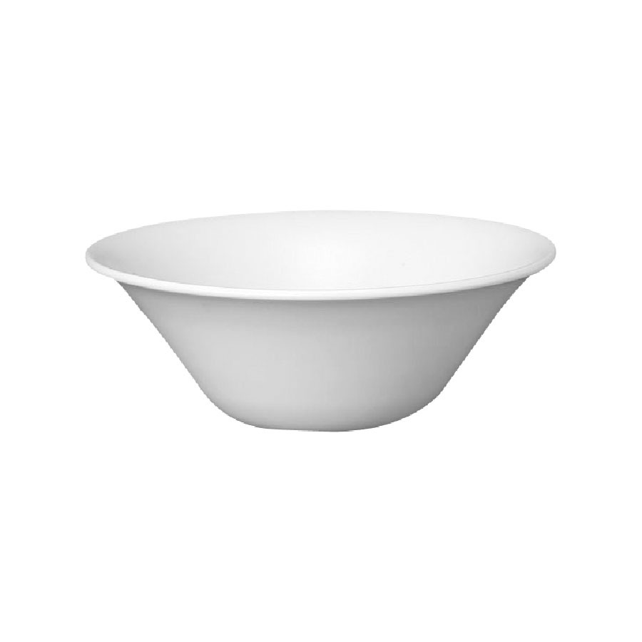 Churchill Mediterranean Vitrified Porcelain White Round Salad Bowl 25.2cm 130.7cl 46oz