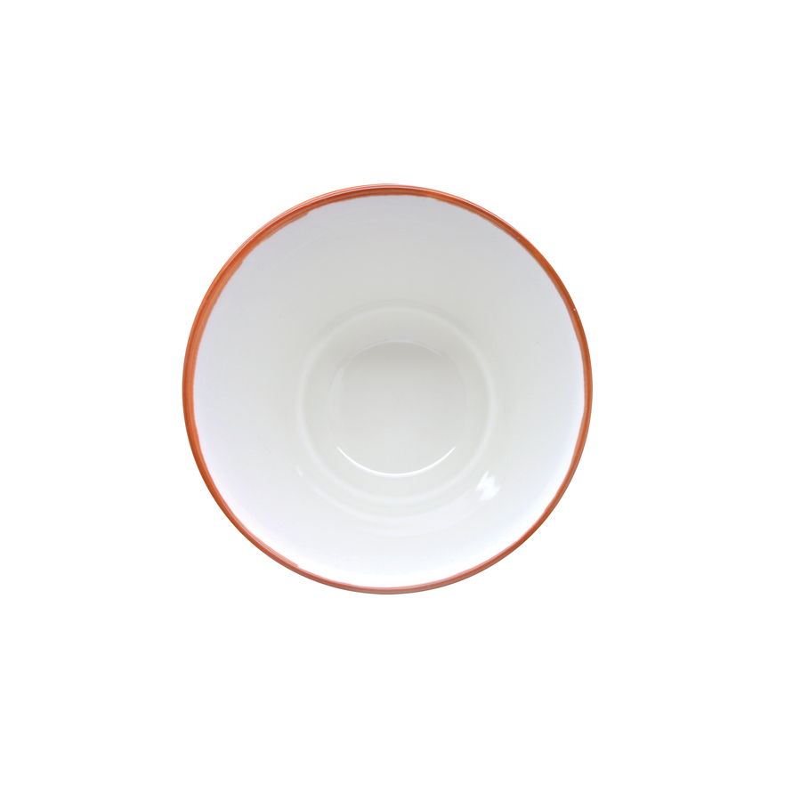 Artisan Coast Vitrified Fine China Cream Round Stacking Conical Side Bowl 11cm