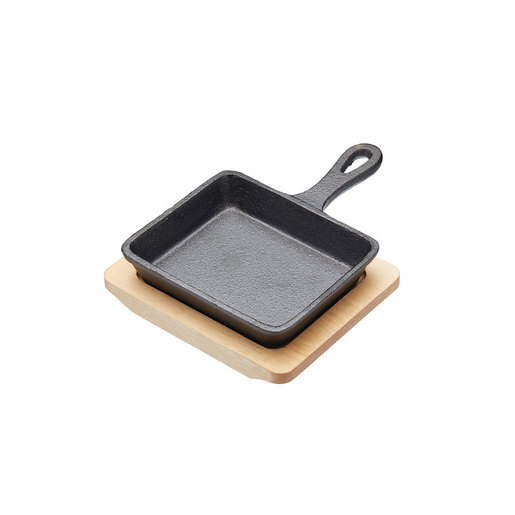 Artesà Cast Iron 12.5cm Mini Fry Pan with Board
