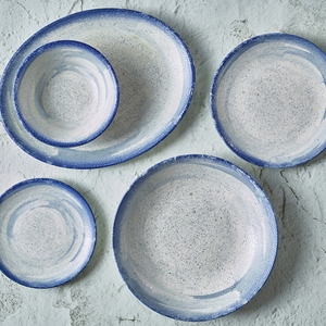Bonna Harena Porcelain Gourmet Round Flat Plate 25cm