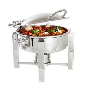 D.W. Haber Tower 18/10 Stainless Steel Round Chafer 3.8 Litre
