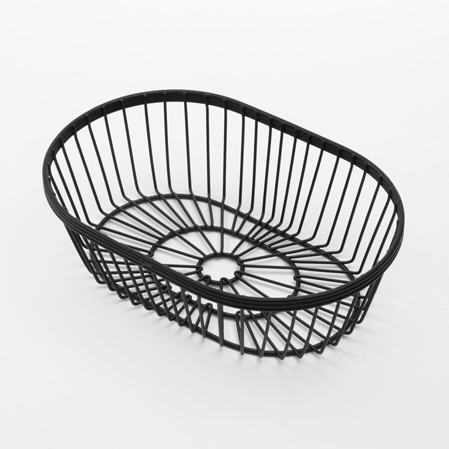 American Metalcraft Oval Wire Basket Black 22.9x15.2x7cm