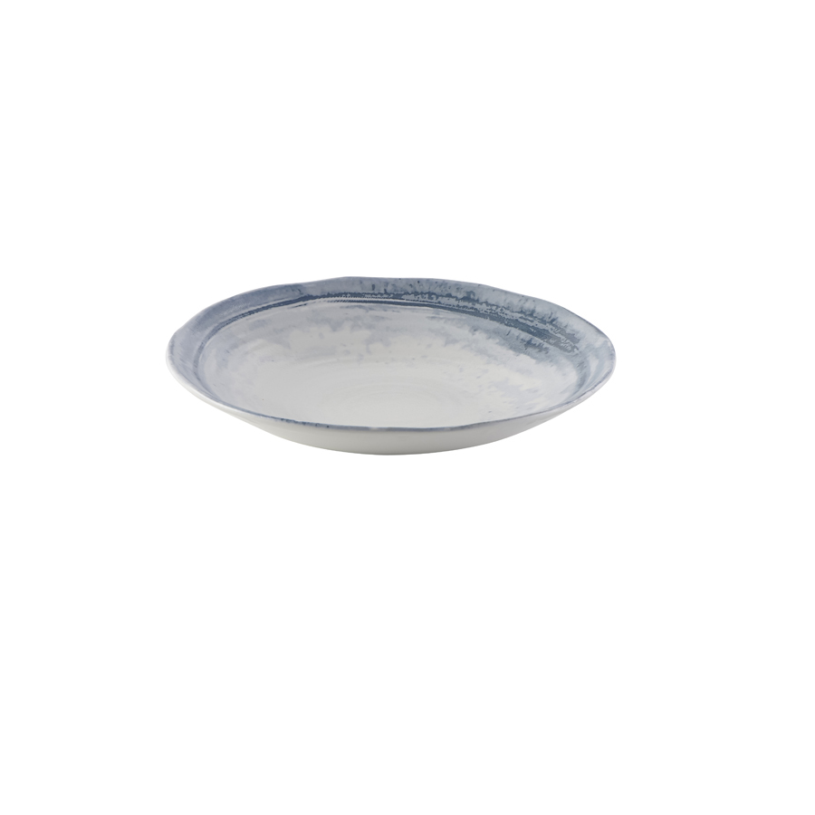 Dudson Finca Vitrified Porcelain Limestone Organic Round Coupe Bowl 27.9cm 135cl 47.5oz