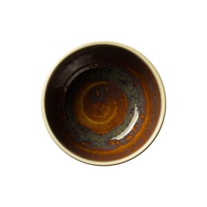Steelite Aurora Vitrified Porcelain Vesuvius Amber Round Bowl 12cm