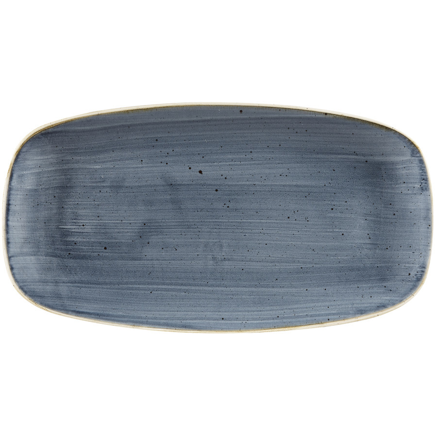 Stonecast Blueberry Oblong Chefs Plate No. 4
