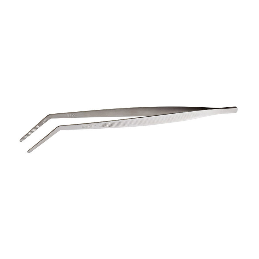 Mercer Precision Tongs Curved Tip Stainless Steel 23.8cm