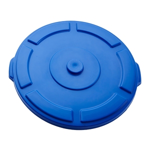 Trust Thor Lid For Round All Purpose Bin 75L Blue HDPE 54.8x50.7x6.6 cm