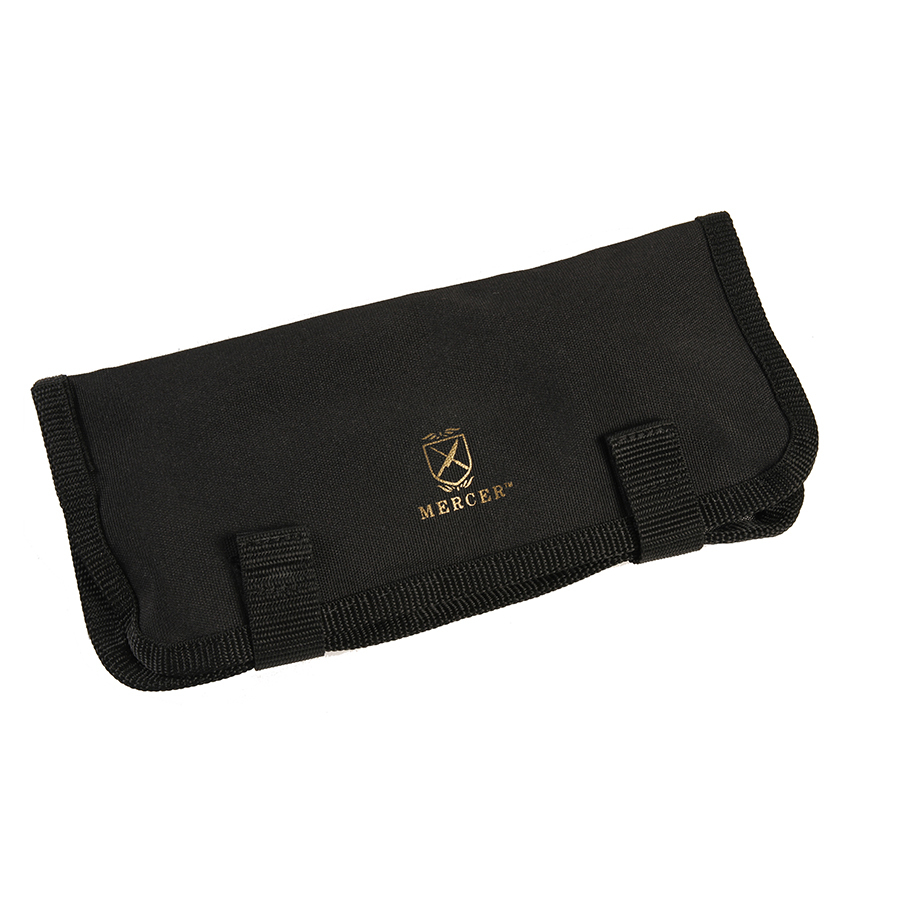 Mercer 6 Compartment Storage Roll Black Polyester 11x5x.25in