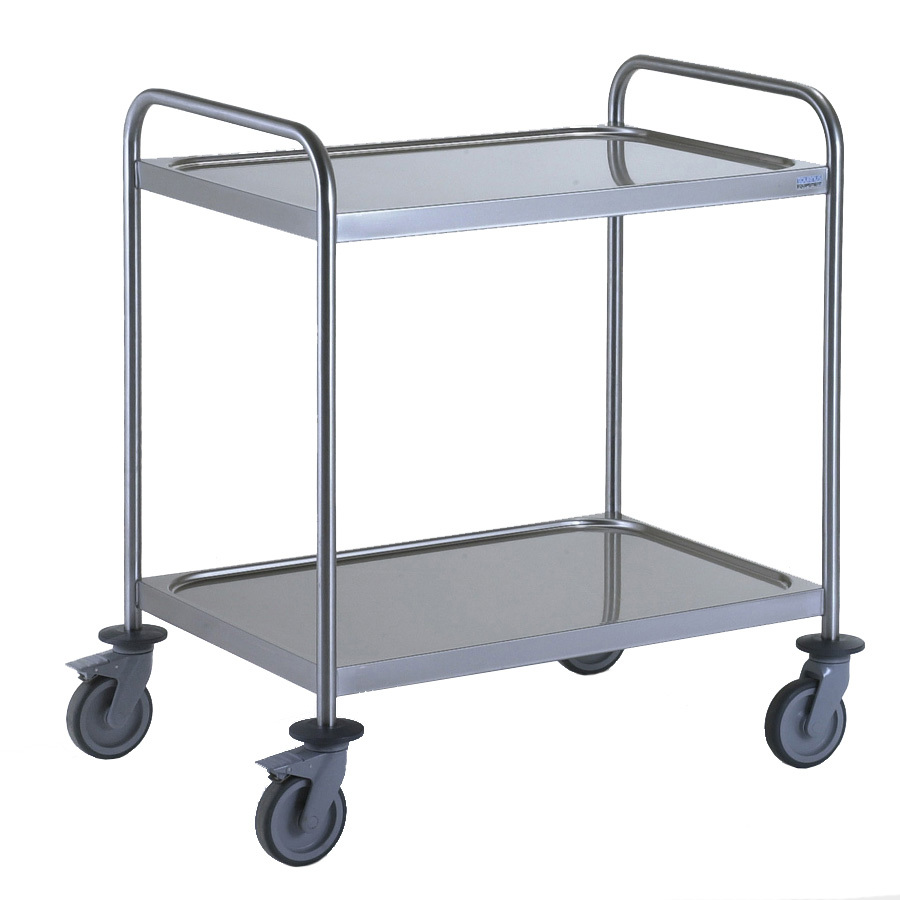 Clearing Trolley with Two Handles - 2 Tray - 1000 x 600mm