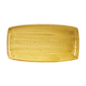 Mustard Seed Yellow Oblong Plate 35cm x 18.5cm