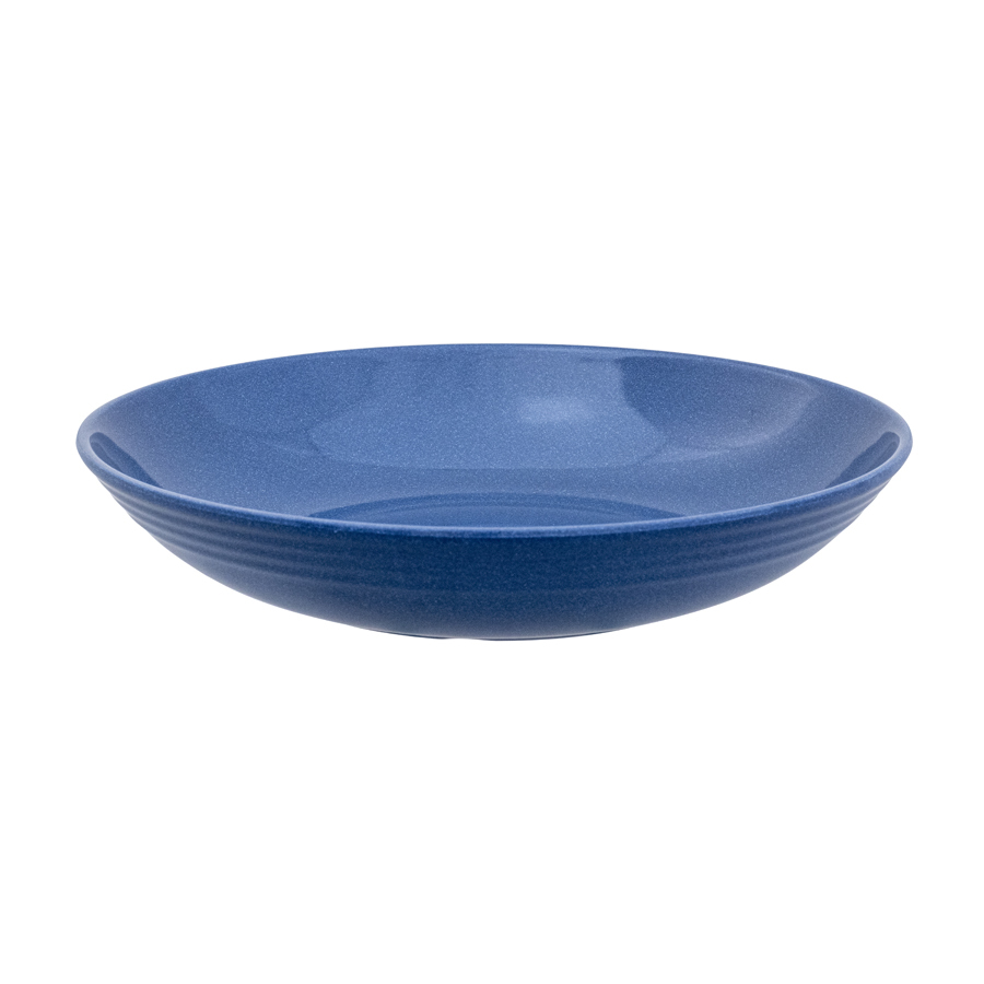 Mirage Savanna Melamine Blue Speckle Round Buffet Bowl 33cm