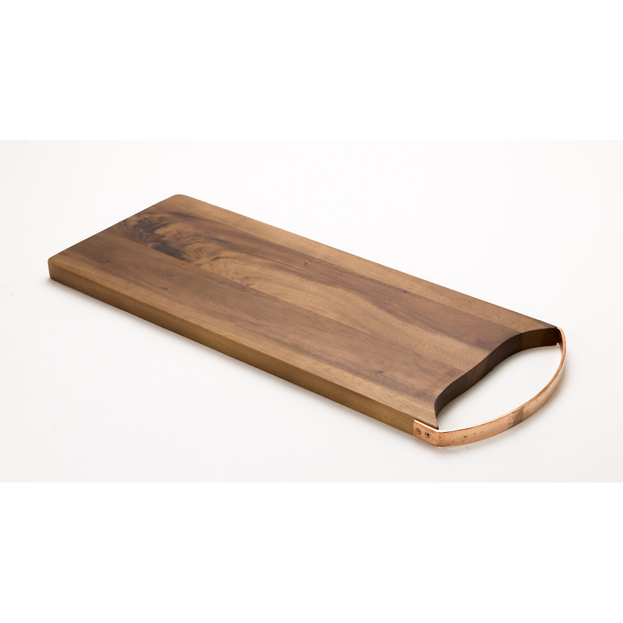 Rafters Grip Platter Board With Copper Handle