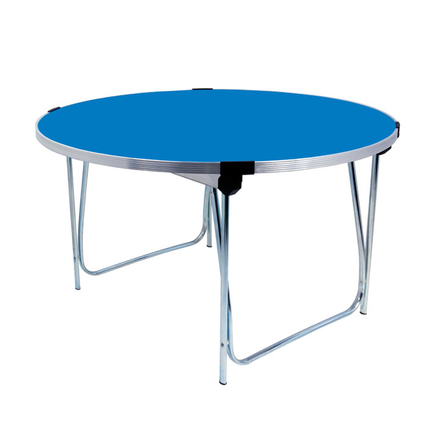 Folding Table 1220dia. x 635H - Azure laminated top