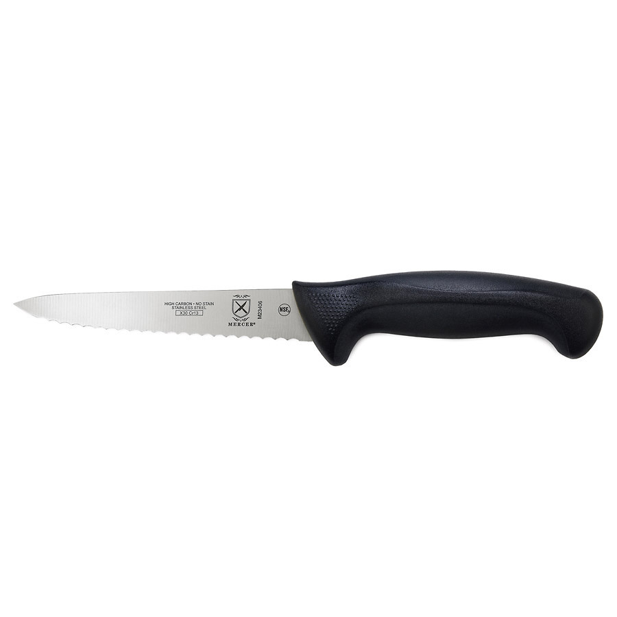 Mercer Millennia® Wavy Edge Utility Knife 6in With Santoprene® Handle