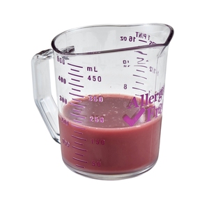 Cambro Measuring Jug Allergen-Free Polycarbonate Purple Markings 0.5ltr