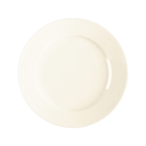 Rak Rondo Vitrified Porcelain White Round Flat Plate 15cm