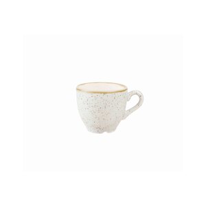 Churchill Stonecast Vitrified Porcelain Barley White Espresso Cup 10cl 3oz