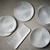 Dudson Jute Vitrified Porcelain Grey Organic Round Coupe Plate 23cm