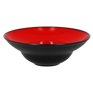 Rak Fire Vitrified Porcelain Red Round Extra Deep Plate 26cm 48cl