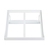 TableCraft Individual White Powder Coated Tiered 1/2 Gastronorm Frame 29x34.5x11.5cm