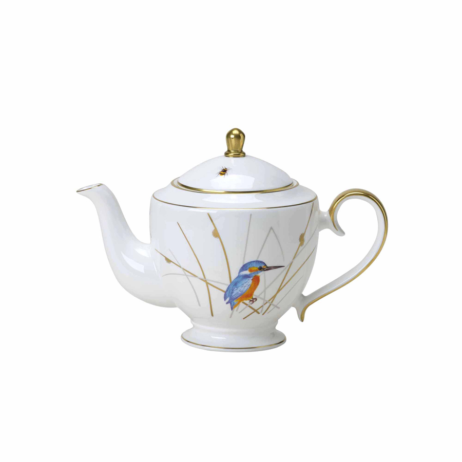 William Edwards Reed Bone China White 4 cup Classic Teapot 80cl