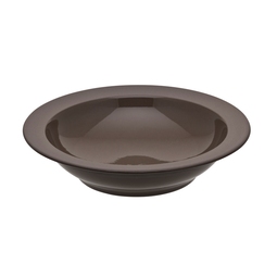 Guy Degrenne Bahia Stoneware Brown Basalt Round Soup/Pasta Bowl 20cm