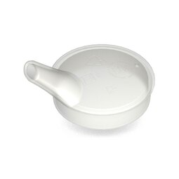 Ornamin Transparent Polypropylene Spouted Lid With Large Opening