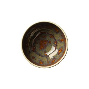 Steelite Aurora Vitrified Porcelain Vesuvius Amber Round Bowl 11cm