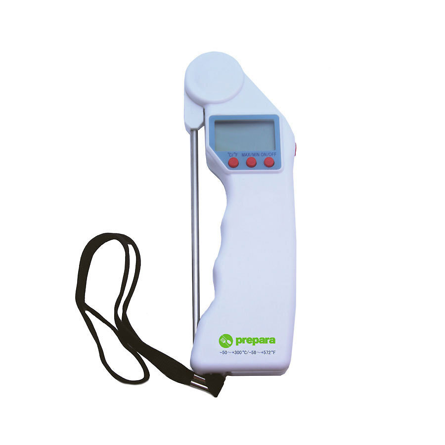 Prepara Electronic Hand Held Thermometer White -50°c to 300°c