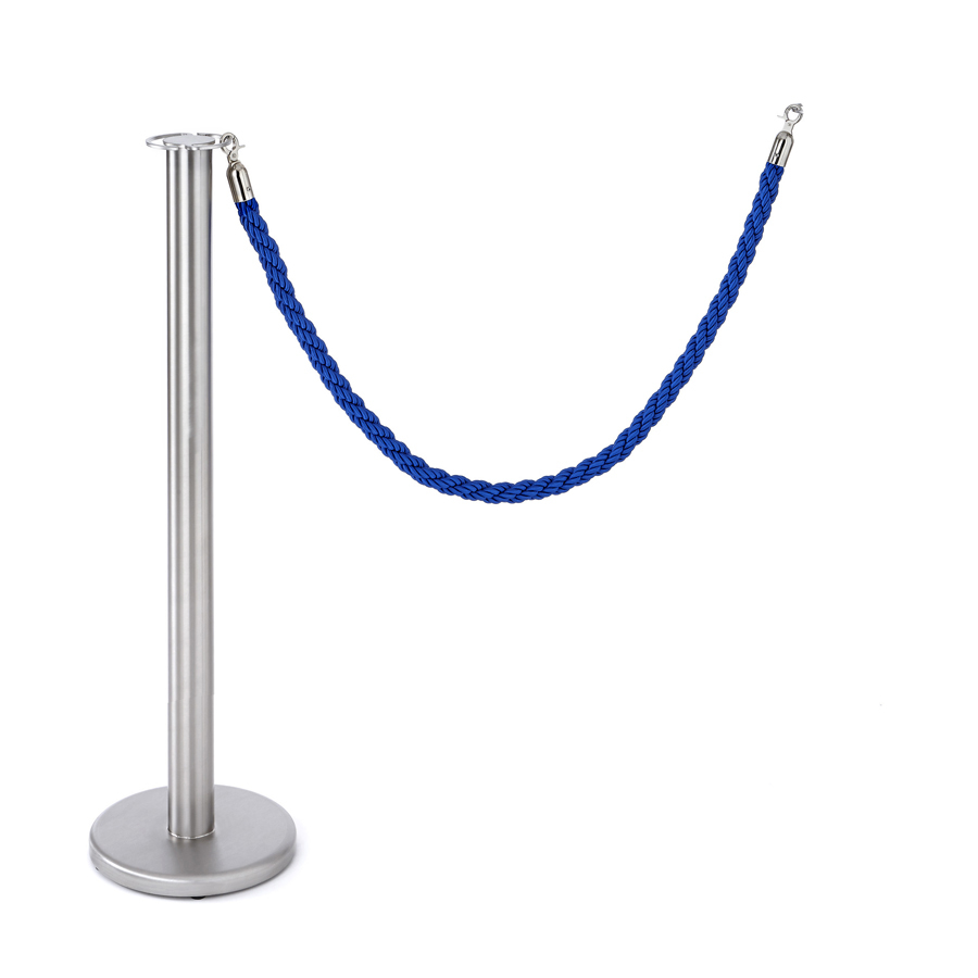 Tournus Barrier Post With 1.5 Metre Blue Rope