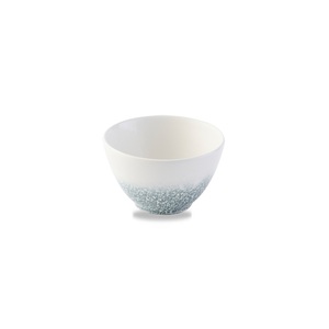 Churchill Studio Prints Vitrified Porcelain Raku Topaz Blue Round Deep Bowl 10.2cm 8.4oz