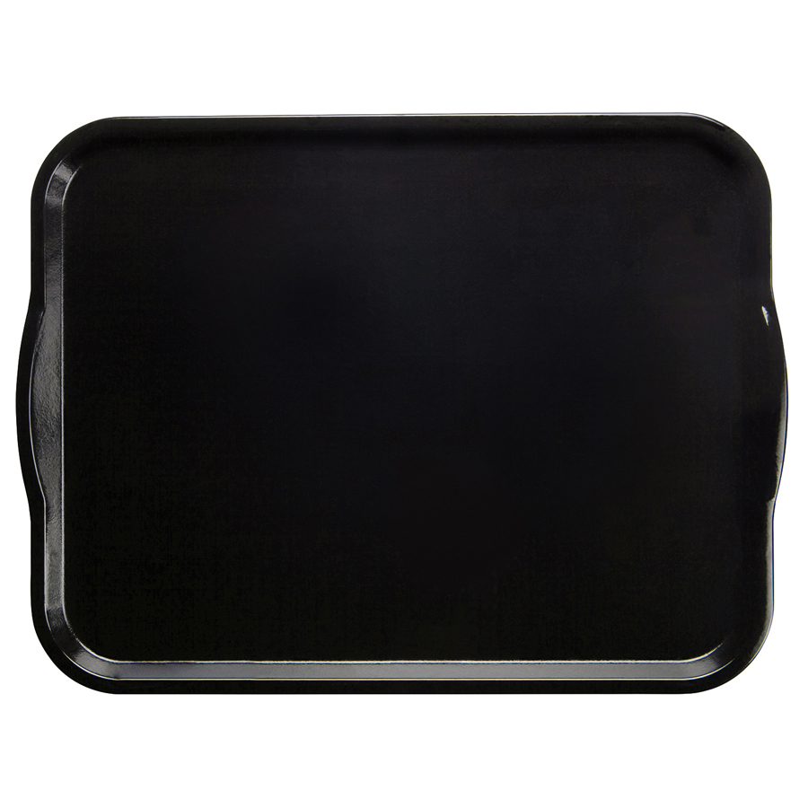 Cambro Camtray Black Fibreglass Rectangular Tray With Handles 46x36cm