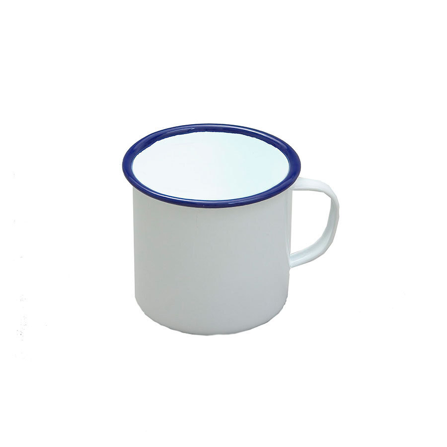 Enamel Mug White 1 Pint 585ml