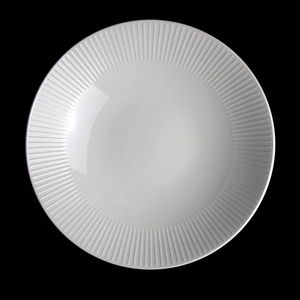 Steelite Willow Vitrified Porcelain White Round Gourmet Deep Coupe Bowl 28cm 11 Inch