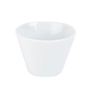 Porcelite Standard Porcelain White Round Conic Bowl 9cm 20cl 7oz