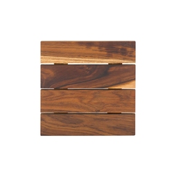 D.W. Haber Fusion Buffet System Ash Grey Teak Wood Square Shelf/Tile 15.2cm
