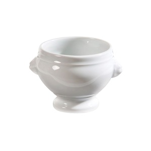 Revol French Classics Porcelain White Round Lions Head Soup Bowl 10.4x8cm 25cl