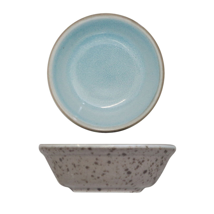 Artisan Trevone Vitrified Stoneware Blue Round Dip Pot 7cm