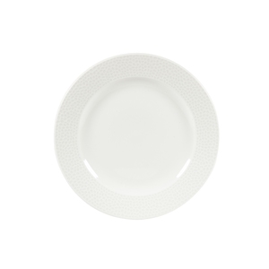 Churchill Isla Vitrified Porcelain White Round Plate 21cm
