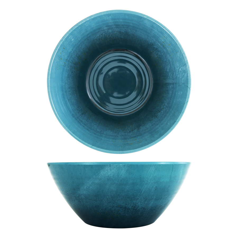 Light Blue Glazed Melamine Casablanca 2.6L Bowl