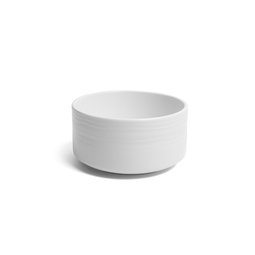 Crème Rousseau Vitrified Porcelain White Round Stacking Soup Bowl 30cl 10.1oz