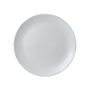 Dudson Vitrified Porcelain White Round Coupe Plate 27.5cm