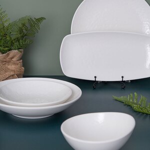 Creative Osaka Melamine White Round Dinner Plate 270x25mm