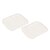 KitchenCraft White Plastic Set Of 2 Microwave Bacon Racks 22x19cm