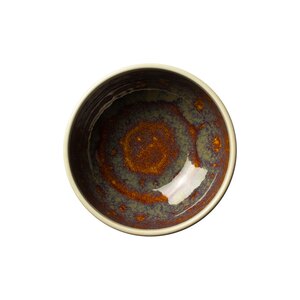 Steelite Aurora Vitrified Porcelain Vesuvius Amber Round Bowl 13.5cm