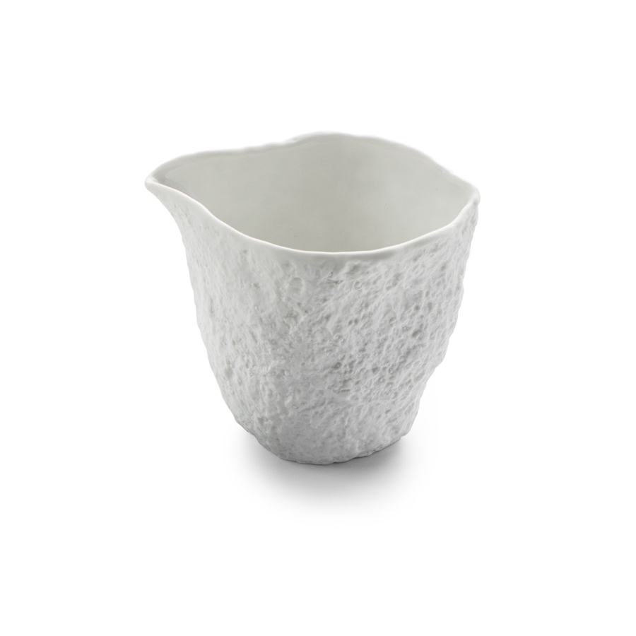 Pordamsa Roca Porcelain Gloss/Matte White Jug 10.5cm 20cl
