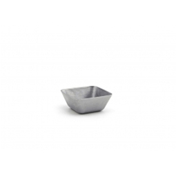 89 ml Square Stainless Mod Bowl Antique
