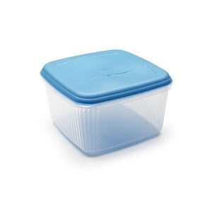 Addis Seal Tight Foodsaver Square Clear Container With Blue Lid 10 Litre